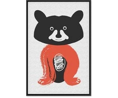 Artgeist Paveikslas - Nice Mr. Raccoon (1 Part) Vertical