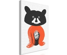 Artgeist Paveikslas - Nice Mr. Raccoon (1 Part) Vertical