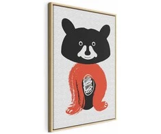 Artgeist Paveikslas - Nice Mr. Raccoon (1 Part) Vertical