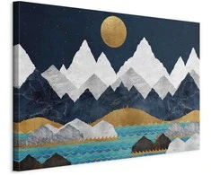 Artgeist Paveikslas - Night in the Mountains (1 Part) Wide