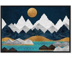 Artgeist Paveikslas - Night in the Mountains (1 Part) Wide
