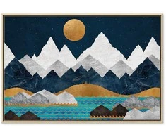 Artgeist Paveikslas - Night in the Mountains (1 Part) Wide