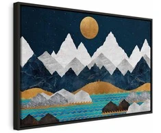 Artgeist Paveikslas - Night in the Mountains (1 Part) Wide