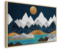 Artgeist Paveikslas - Night in the Mountains (1 Part) Wide