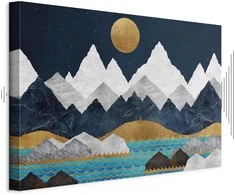Artgeist Paveikslas - Night in the Mountains (1 Part) Wide