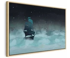 Artgeist Paveikslas - Night Waves (1 Part) Wide - Second Variant