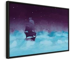 Artgeist Paveikslas - Night Waves (1 Part) Wide - Third Variant