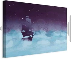 Artgeist Paveikslas - Night Waves (1 Part) Wide - Third Variant