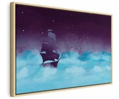 Artgeist Paveikslas - Night Waves (1 Part) Wide - Third Variant