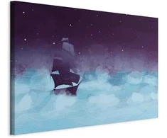 Artgeist Paveikslas - Night Waves (1 Part) Wide - Third Variant