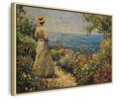 Artgeist Paveikslas - Nostalgic impression - a pensive woman contemplating