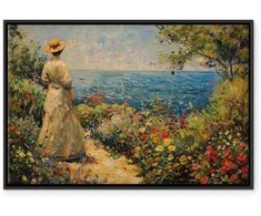 Artgeist Paveikslas - Nostalgic impression - a pensive woman contemplating