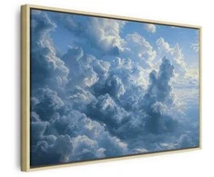 Artgeist Paveikslas - Ocean in the Air: Waving Clouds Reflecting Morning Light