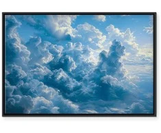 Artgeist Paveikslas - Ocean in the Air: Waving Clouds Reflecting Morning Light