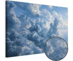 Artgeist Paveikslas - Ocean in the Air: Waving Clouds Reflecting Morning Light