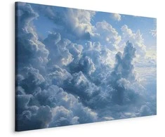 Artgeist Paveikslas - Ocean in the Air: Waving Clouds Reflecting Morning Light