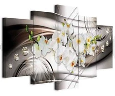 Artgeist Paveikslas - Orchid with Diamonds