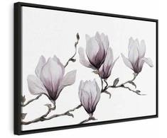 Artgeist Paveikslas - Painted Magnolias (1 Part) Wide