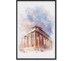 Artgeist Paveikslas - Painted Parthenon (1 Part) Vertical