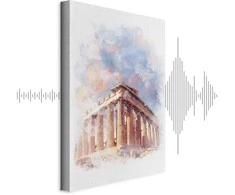 Artgeist Paveikslas - Painted Parthenon (1 Part) Vertical