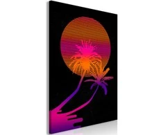 Artgeist Paveikslas - Palm at Sunrise (1 Part) Vertical