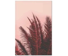 Artgeist Paveikslas - Palm Trees at Sunset (1 Part) Vertical