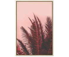 Artgeist Paveikslas - Palm Trees at Sunset (1 Part) Vertical