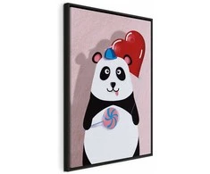 Artgeist Paveikslas - Panda with a Balloon (1 Part) Vertical