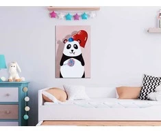 Artgeist Paveikslas - Panda with a Balloon (1 Part) Vertical