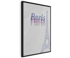 Artgeist Paveikslas - Paris in Watercolours (1 Part) Vertical