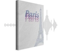 Artgeist Paveikslas - Paris in Watercolours (1 Part) Vertical
