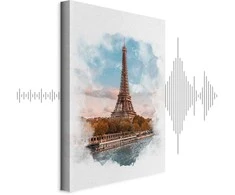 Artgeist Paveikslas - Paris View (1 Part) Vertical