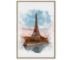 Artgeist Paveikslas - Paris View (1 Part) Vertical