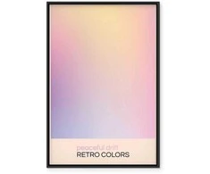 Artgeist Paveikslas - Peaceful Drift - Delicate Pastel Shades Creating a Harmonious Whole