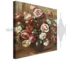 Artgeist Paveikslas - Pierre-Auguste Renoir – Still Life with Roses