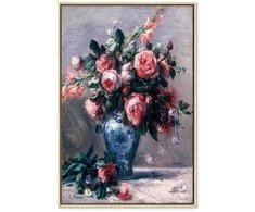 Artgeist Paveikslas - Pierre-Auguste Renoir – Vase of Roses