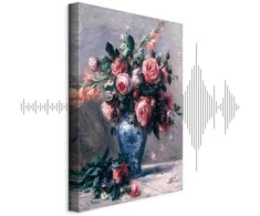 Artgeist Paveikslas - Pierre-Auguste Renoir – Vase of Roses