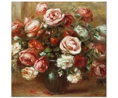 Artgeist Paveikslas - Pierre-Auguste Renoir – Still Life with Roses