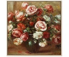 Artgeist Paveikslas - Pierre-Auguste Renoir – Still Life with Roses