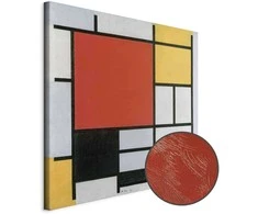 Artgeist Paveikslas - Piet Mondrian – Composition with red, yellow. mėlynas and juodas