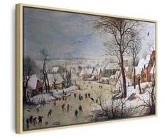 Artgeist Paveikslas - Pieter Bruegel the Elder – Winter Landscape with Birdtrap