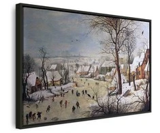 Artgeist Paveikslas - Pieter Bruegel the Elder – Winter Landscape with Birdtrap