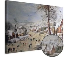 Artgeist Paveikslas - Pieter Bruegel the Elder – Winter Landscape with Birdtrap