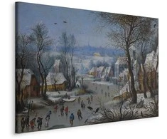 Artgeist Paveikslas - Pieter Brueghel the Younger – Winter Landscape with a Bird Trap