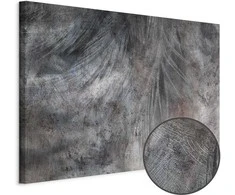 Artgeist Paveikslas - Pilkas Feather (1 Part) Wide