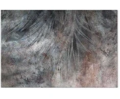 Artgeist Paveikslas - Pilkas Feather (1 Part) Wide