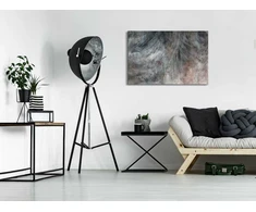 Artgeist Paveikslas - Pilkas Feather (1 Part) Wide