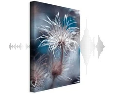 Artgeist Paveikslas - Plant in Blues (1 Part) Vertical