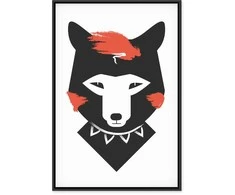 Artgeist Paveikslas - Polite Fox (1 Part) Vertical