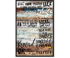Artgeist Paveikslas - Positive Affirmations